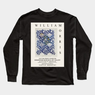 William Morris Exhibition Wall Art Textile Pattern Long Sleeve T-Shirt
